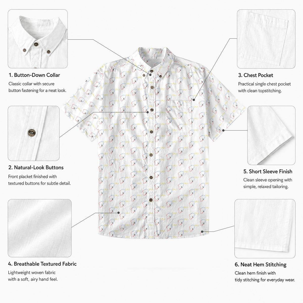 MadridRinG Cotton Men's Shirt