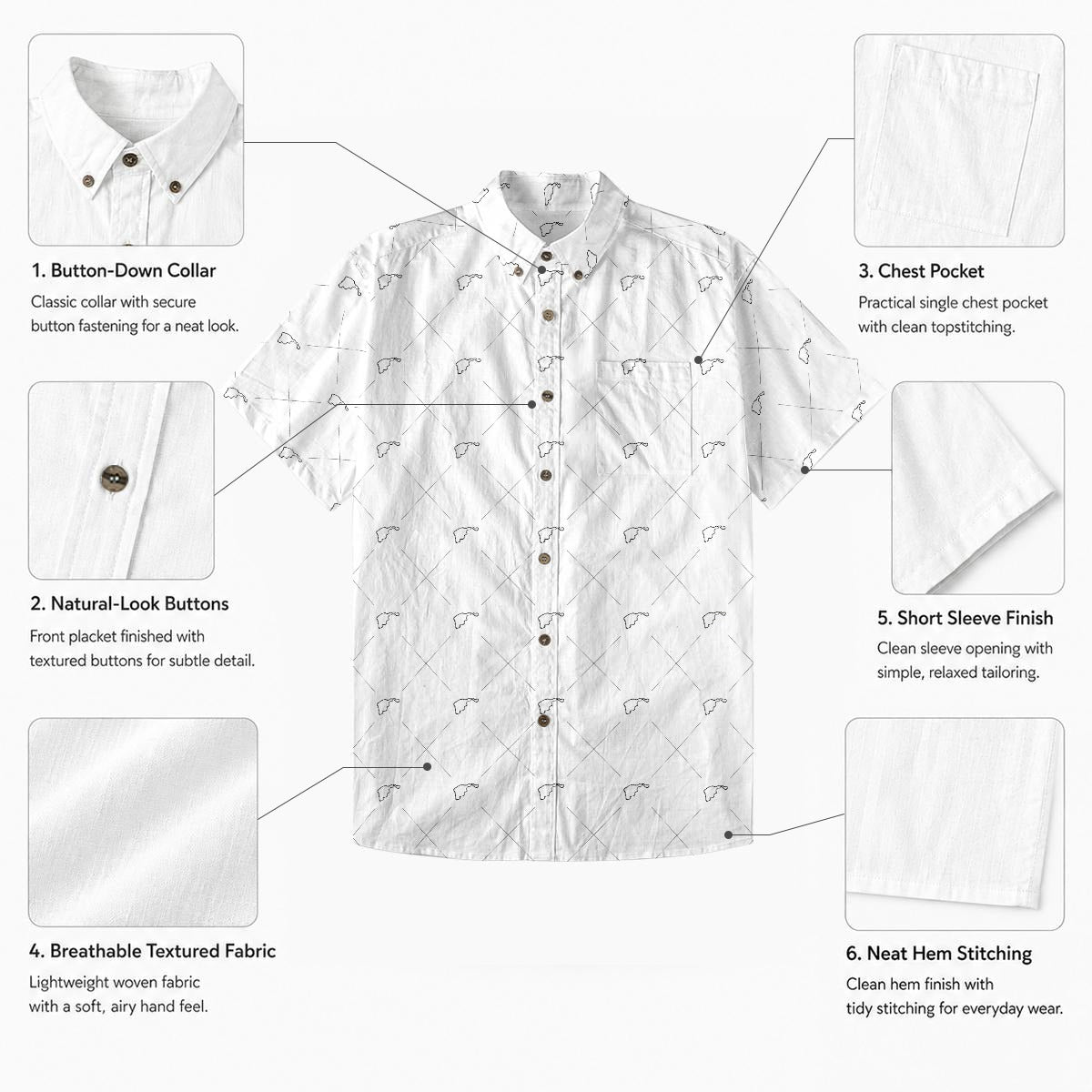 Madrid Track PP Cotton Shirt