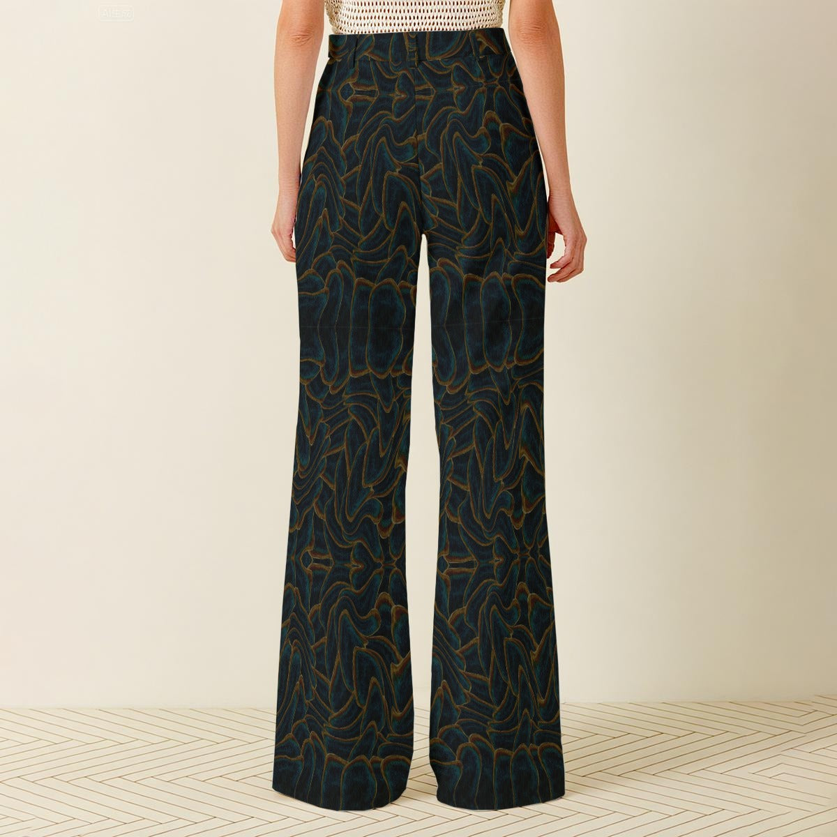 Sueños Dark Women's Wide Leg Pants