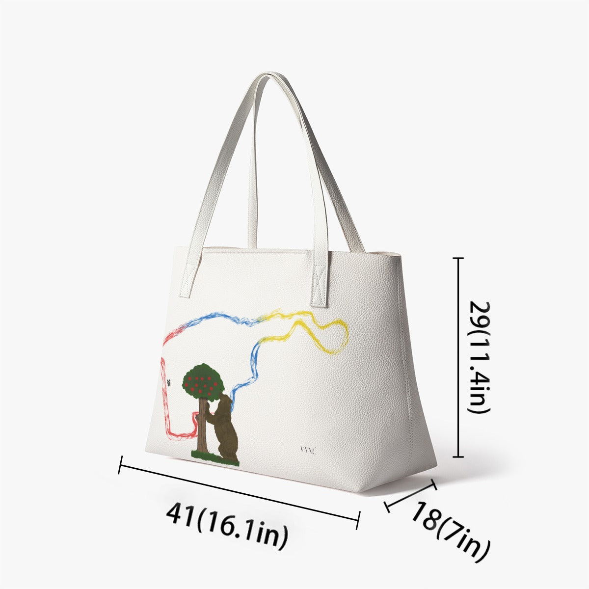 MadridRing Stylish PU Leather Tote Bag