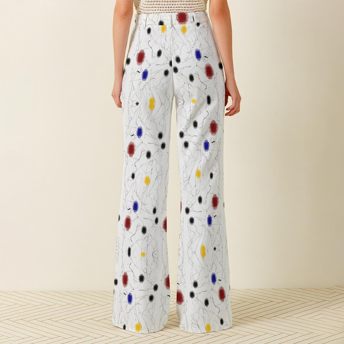 Uniones Women's Wide Leg Pants