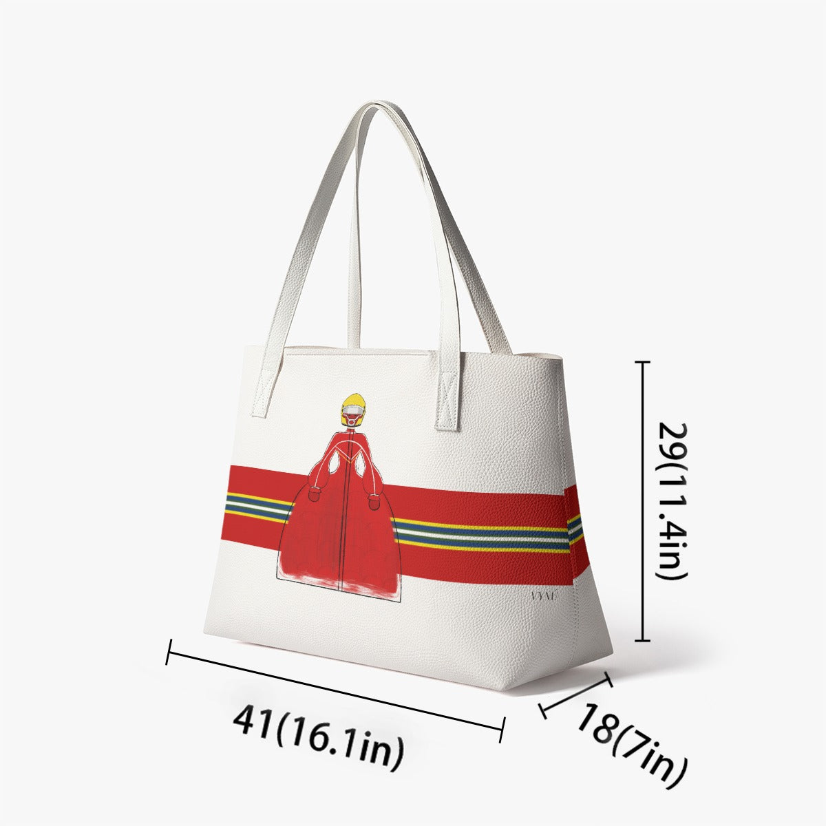 Menina Stylish PU Leather Tote Bag