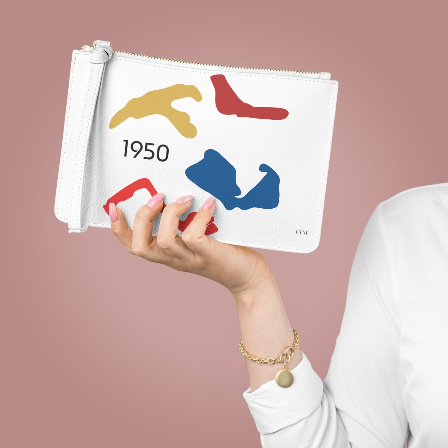 1950 Colored Clutch Bag