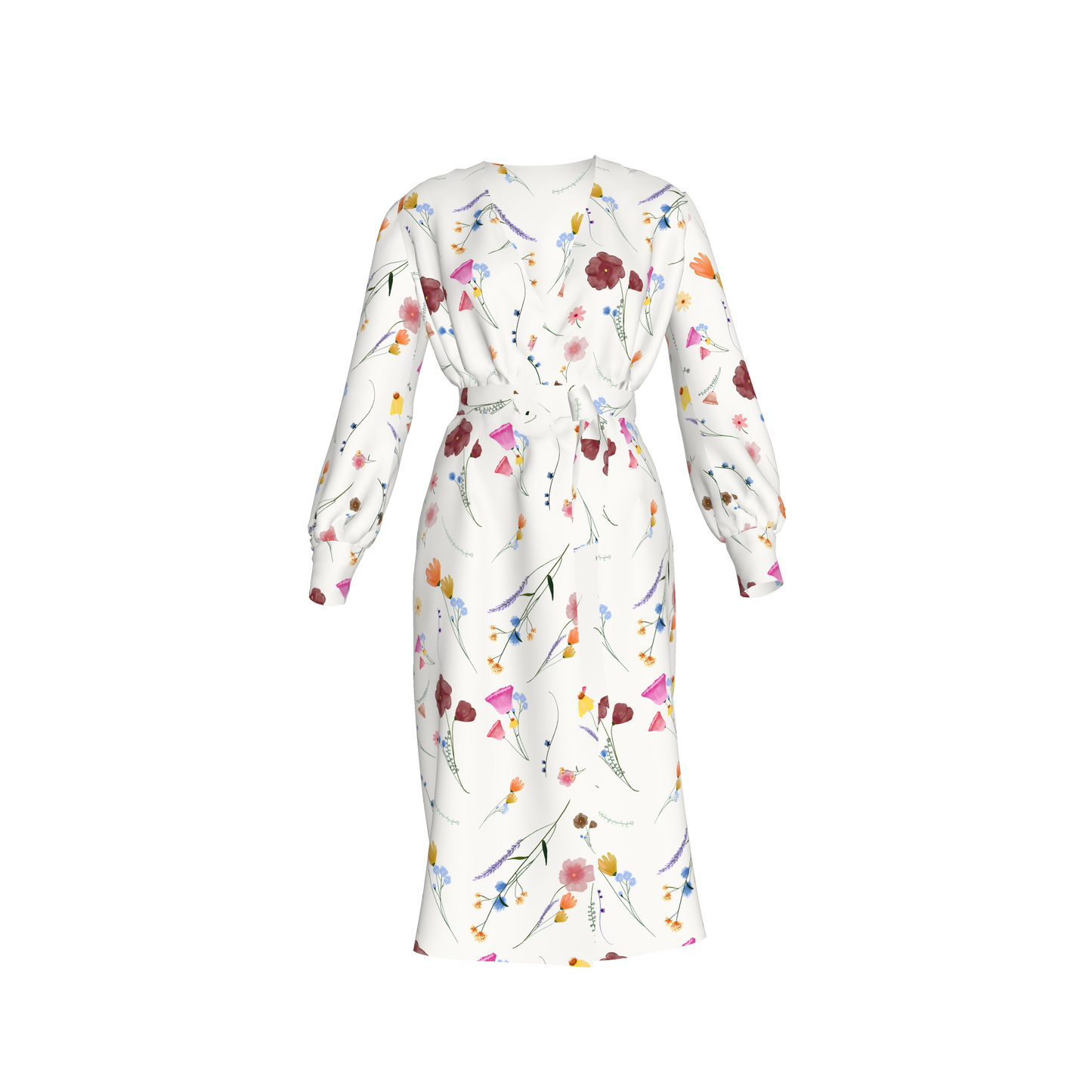 Wildflowers Wrap Dress