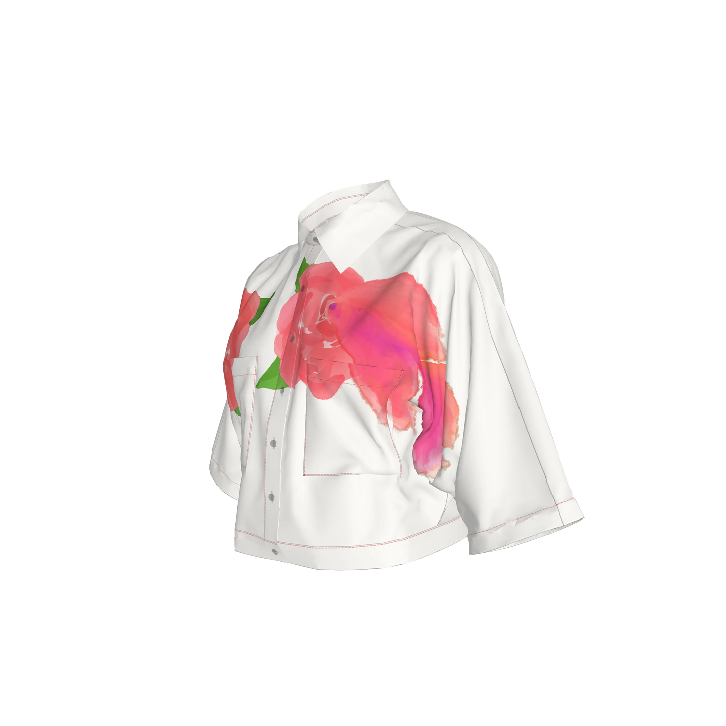 Peces y Flores BR Kimono Shirt