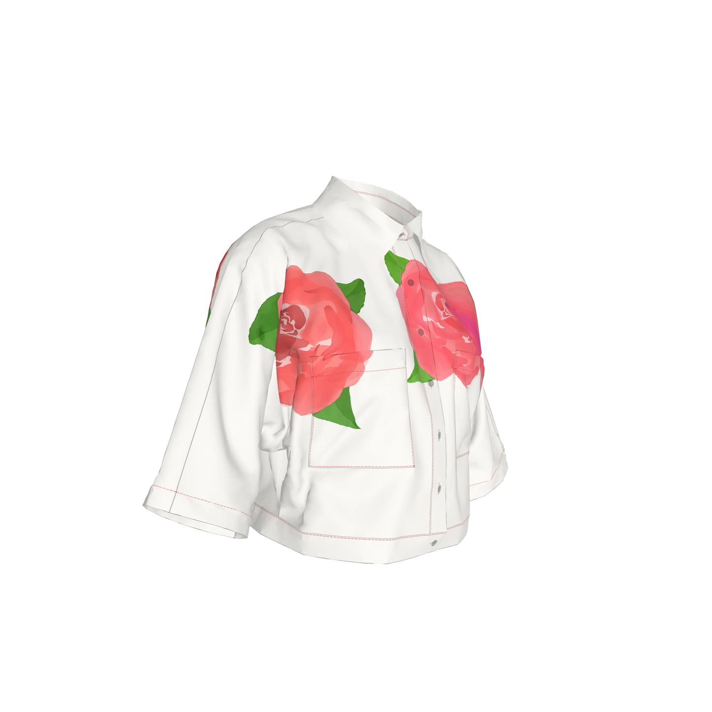 Peces y Flores BR Kimono Shirt