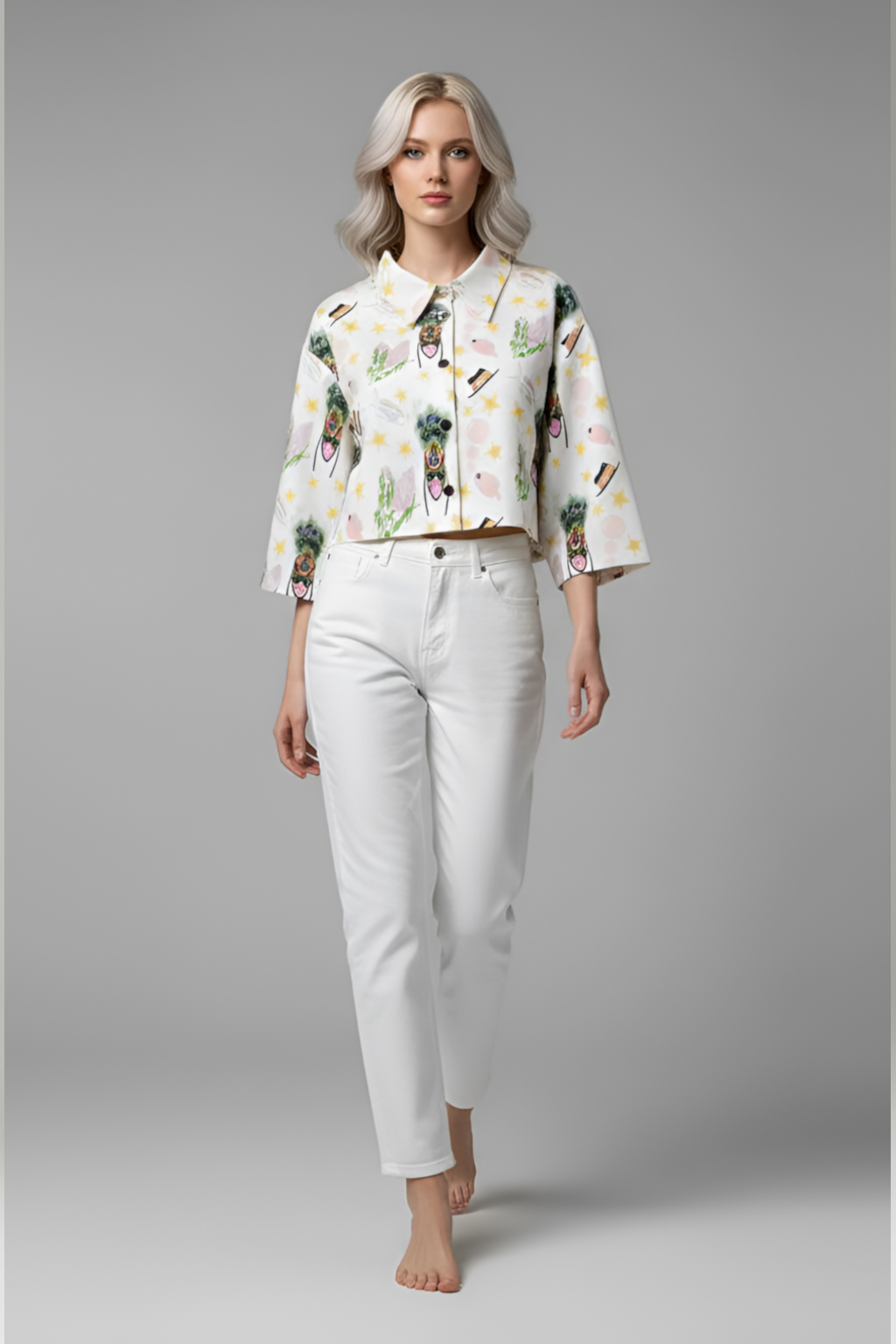 A Pedir Cropped Jacket