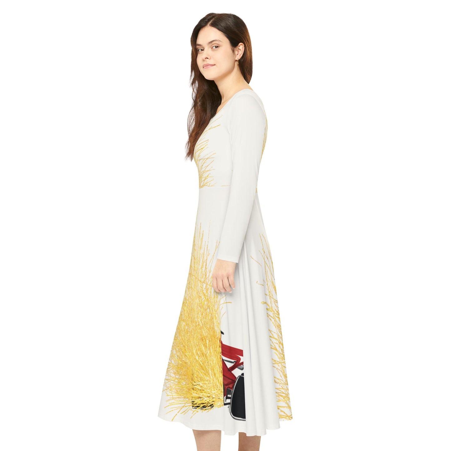 Sparks Long Sleeve Dance Dress