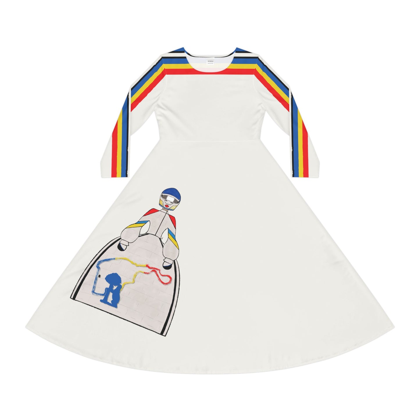 Vestido de manga larga Menina Madridring