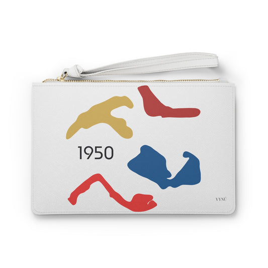 1950 Colored Clutch Bag