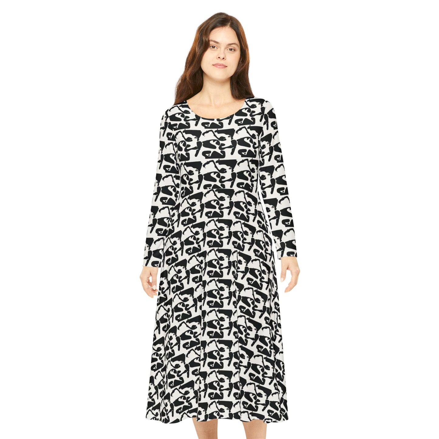 Tracks Mix BNW Dress | Long Sleeve