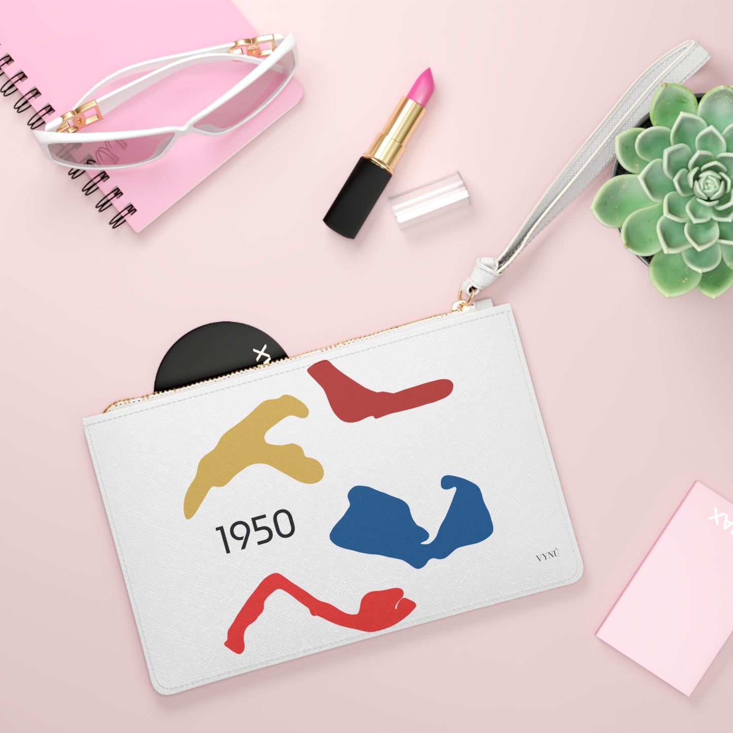 1950 Colored Clutch Bag