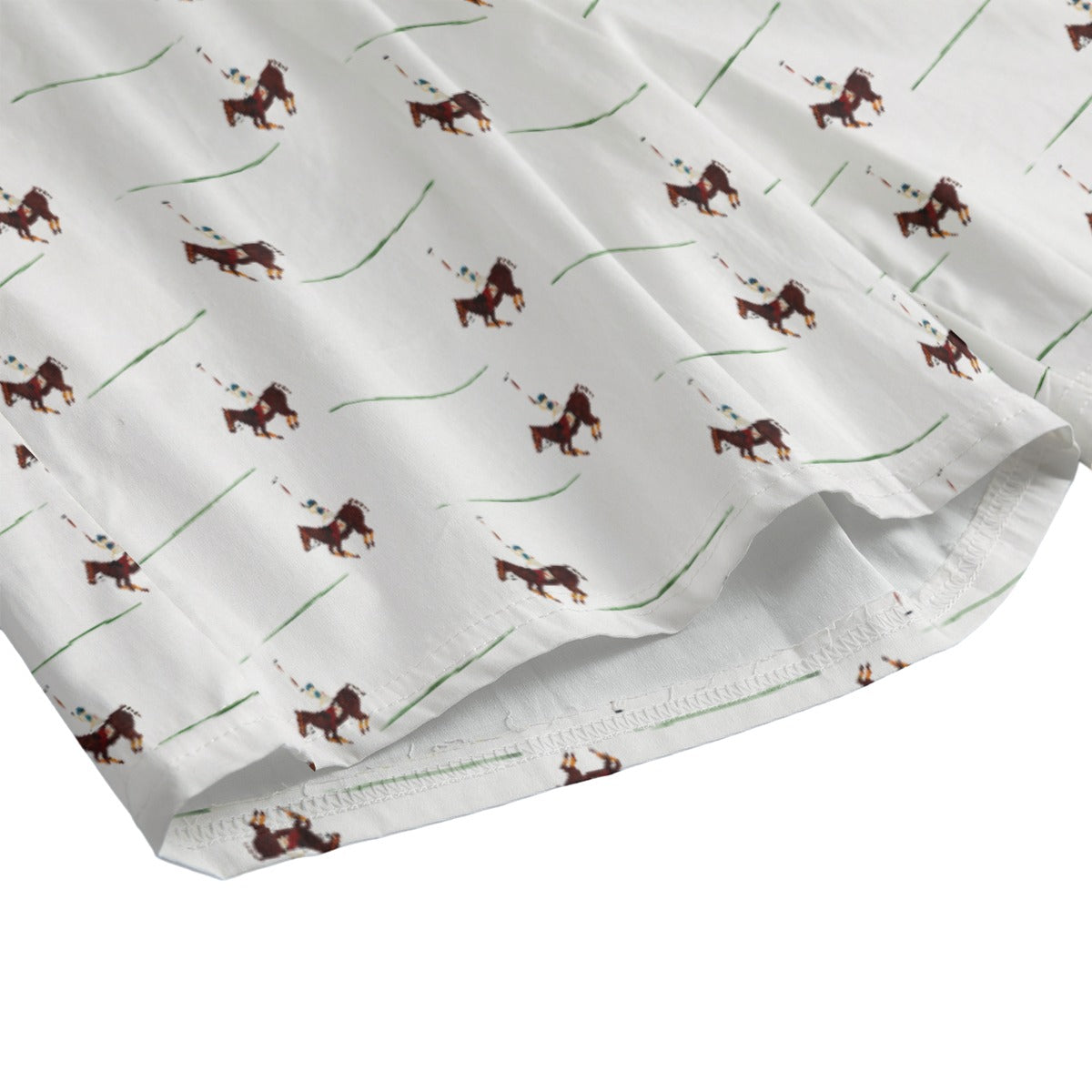 Polo Player Sports Shorts | Cotton poplin