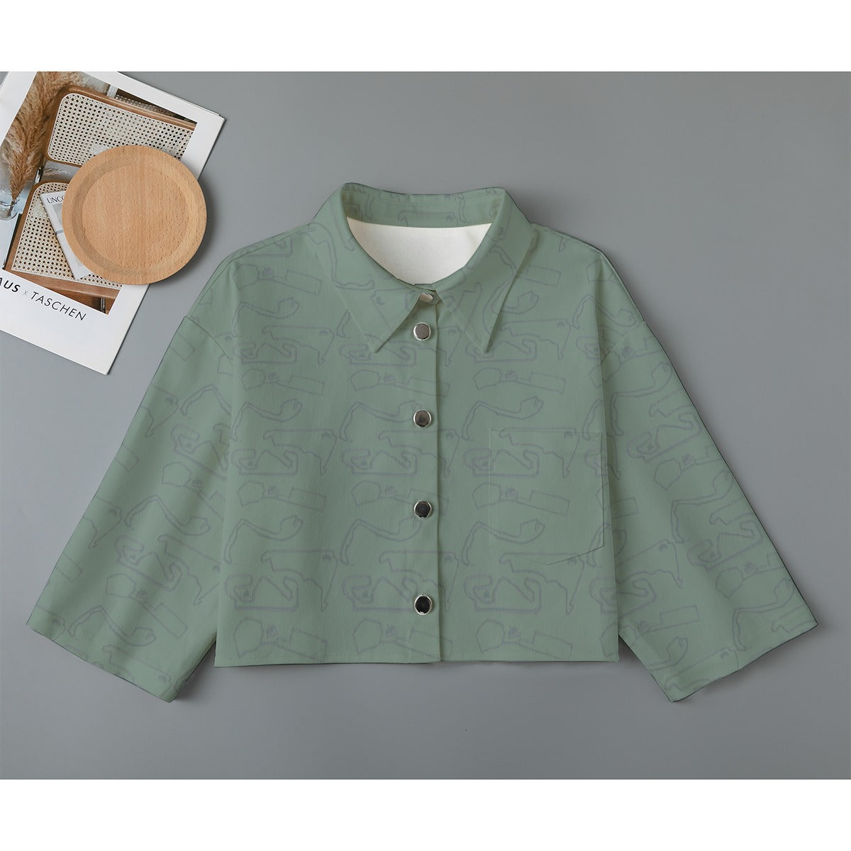 Primeras Cropped Jacket Green