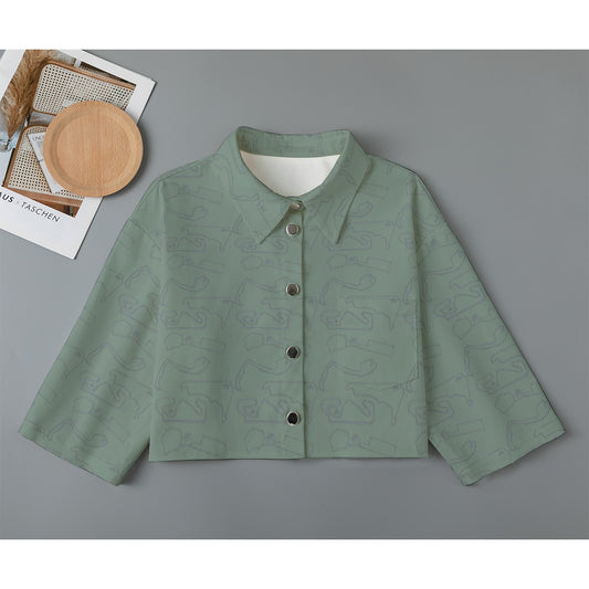 Primeras Cropped Jacket Green