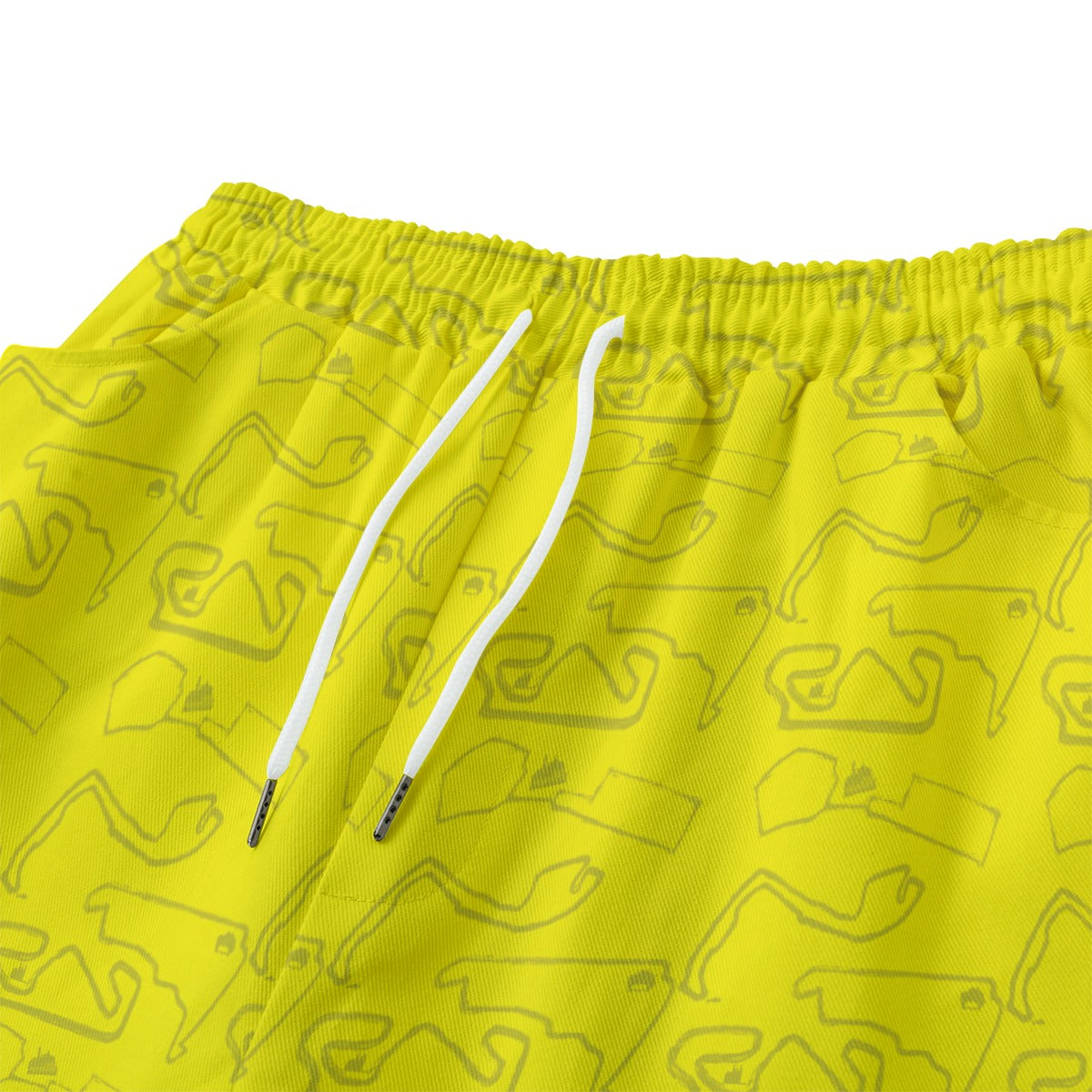 Primeras Yellow Cotton Unisex Shorts