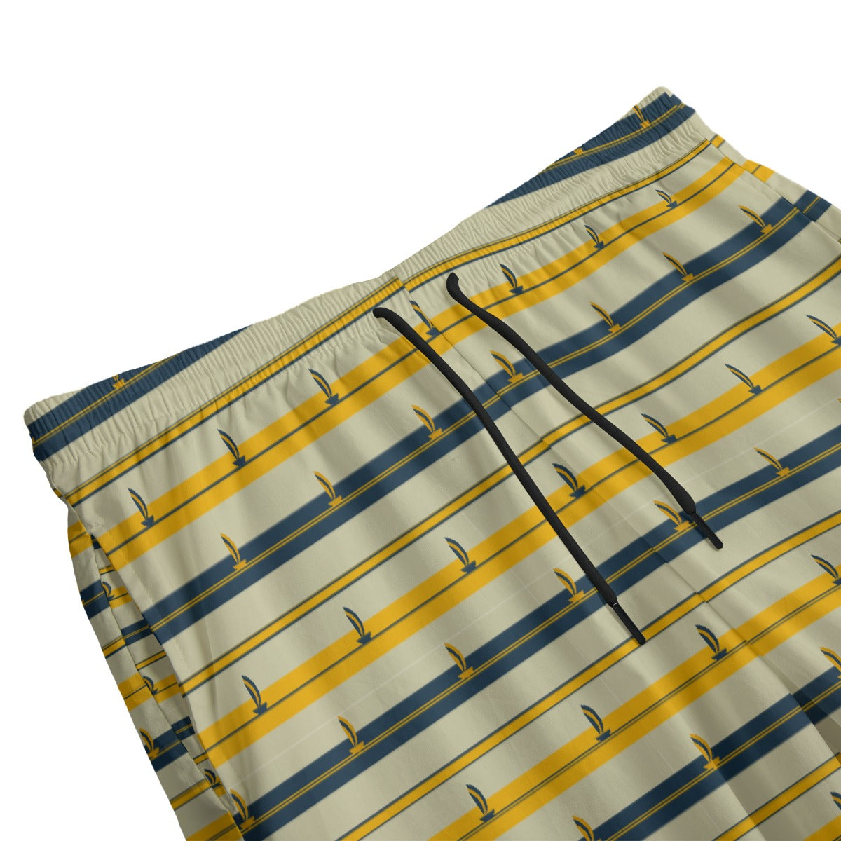 Sailing Stripes Cotton Shorts