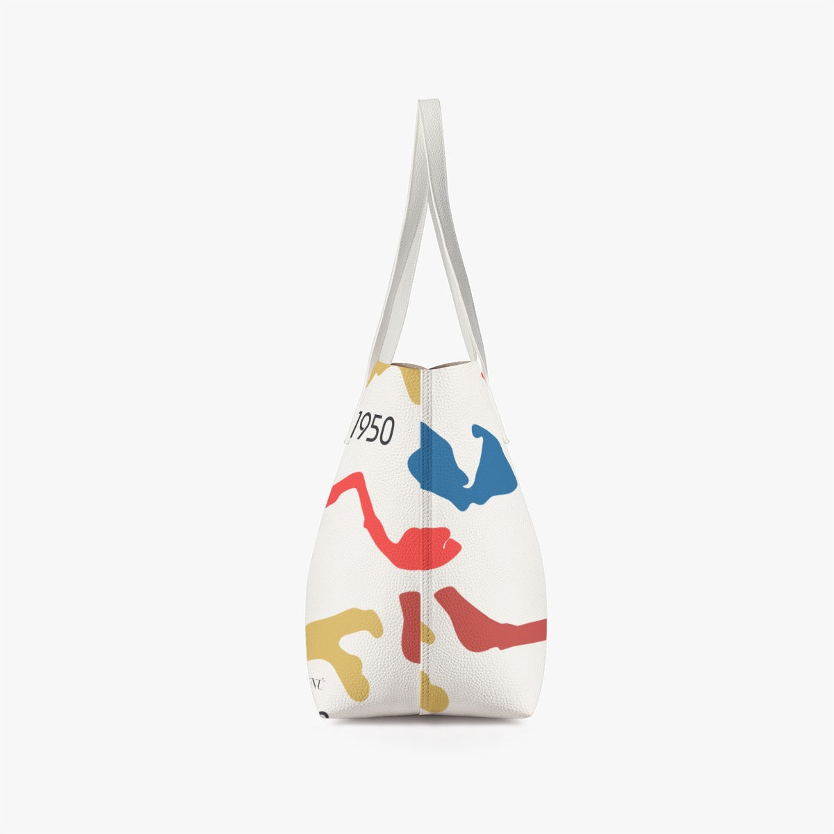 1950 PU Leather Tote Bag