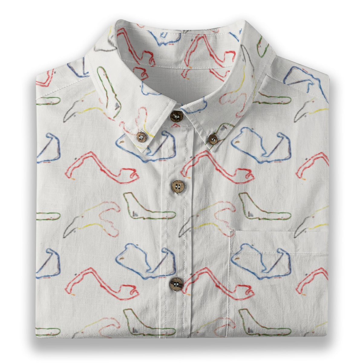 1950 Tracks Men Cotton Shirt