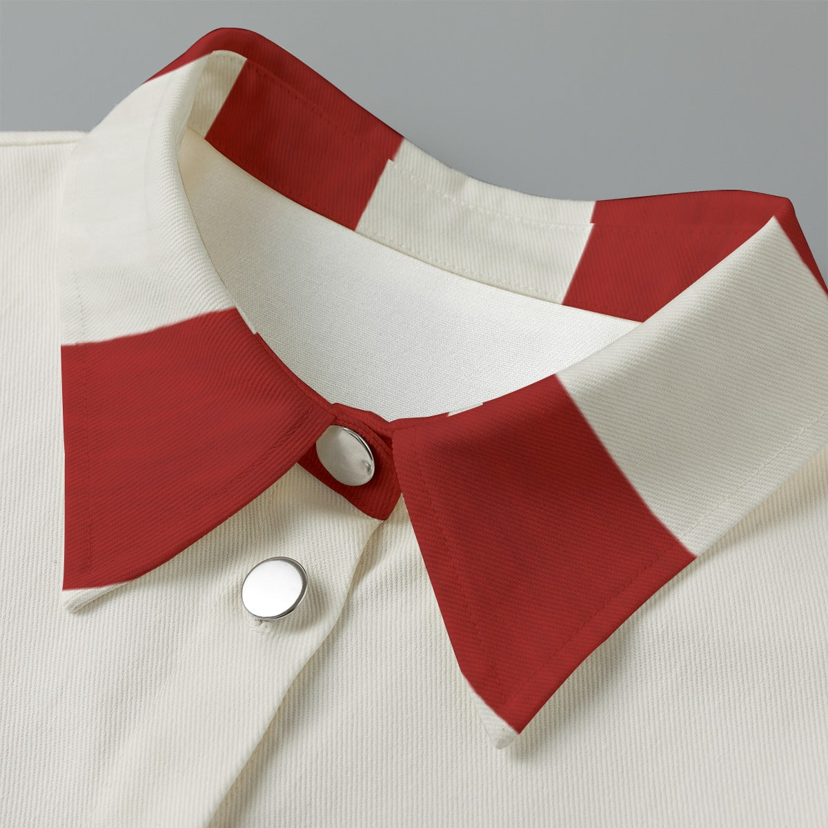 Red Piano Women's Cropped Cotton Jacket