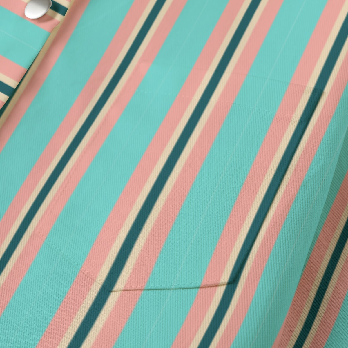 Miami Stripes Cropped Jacket