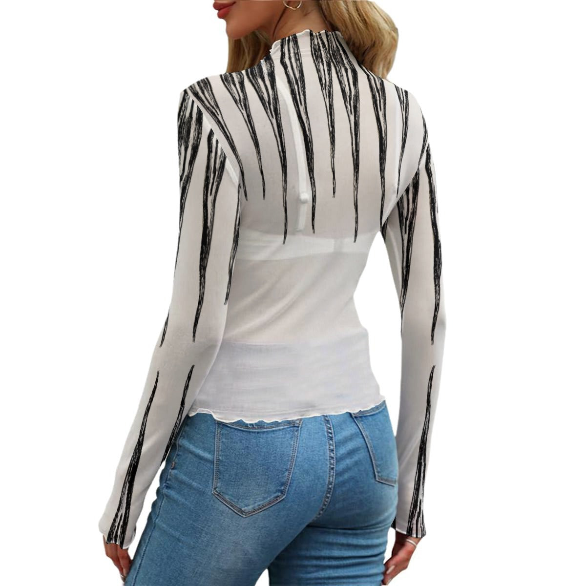 From The Top Women's Mesh Top