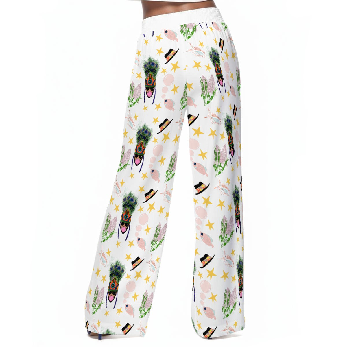 A Pedir Wide-Leg Pants | 100% Rayon