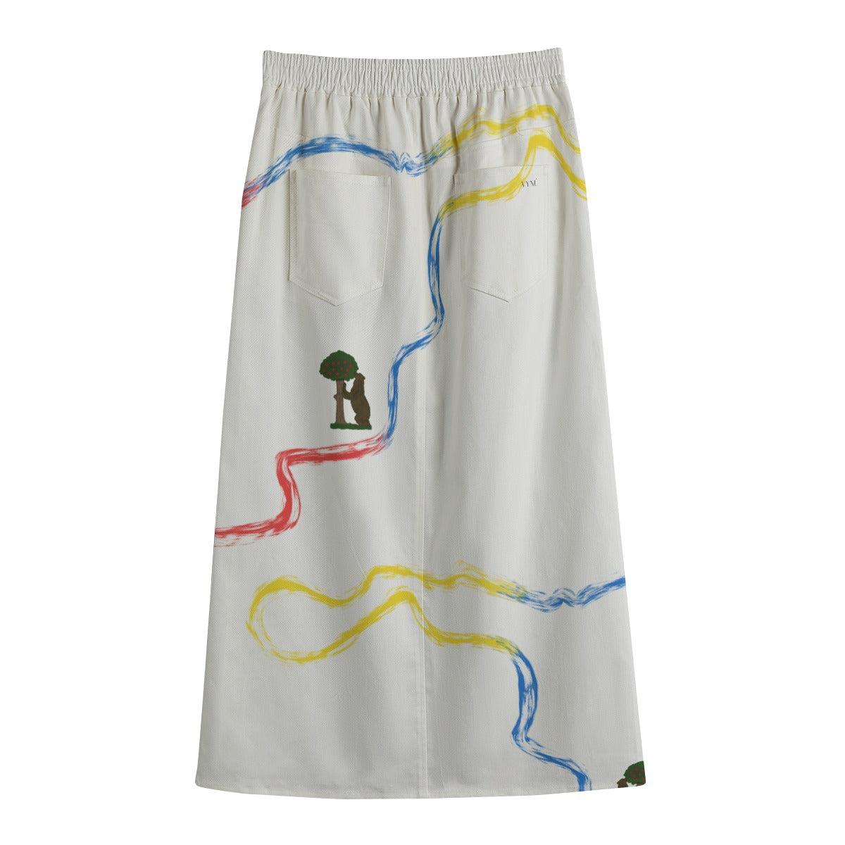 Madrid Madrono Cotton Midi Skirt