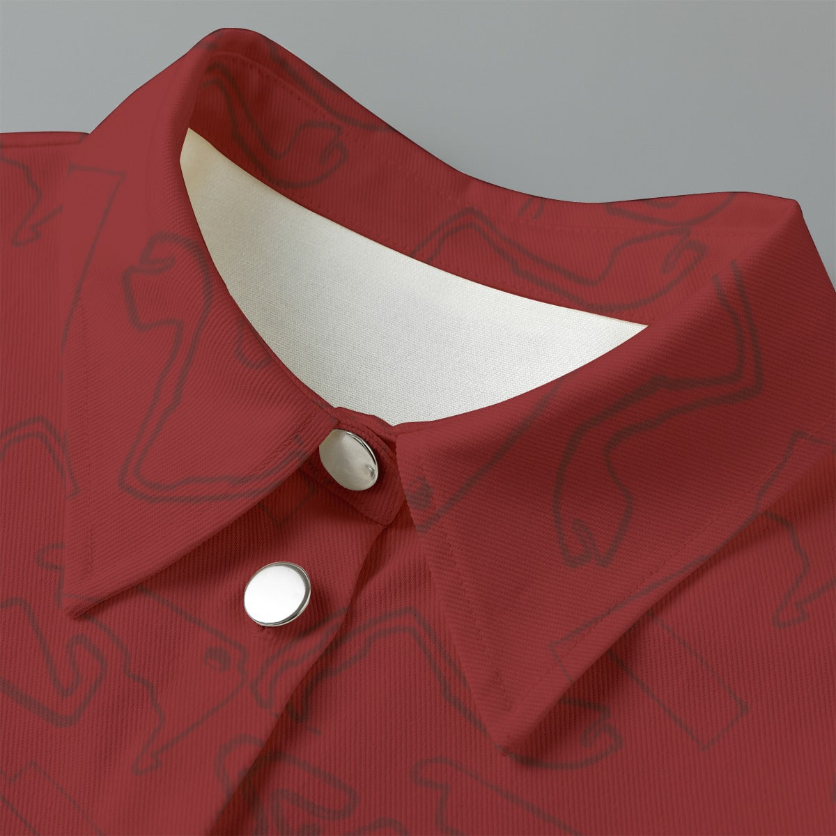 First Tracks Cropped Jacket Red