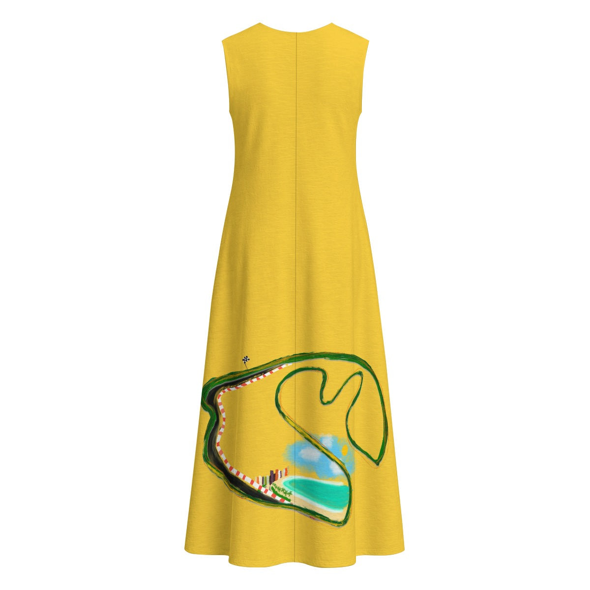 Brazil Yellow Cotton Dress