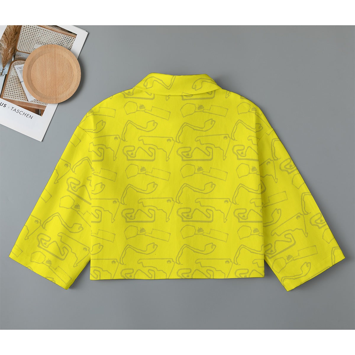 Primeras Yellow Cropped Jacket