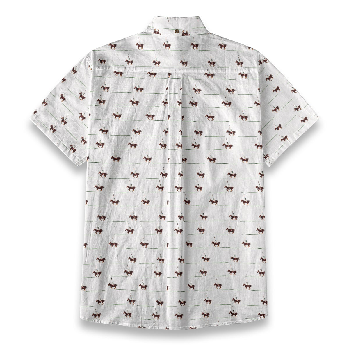 Polofield White Men's Breathable Cotton Shirt