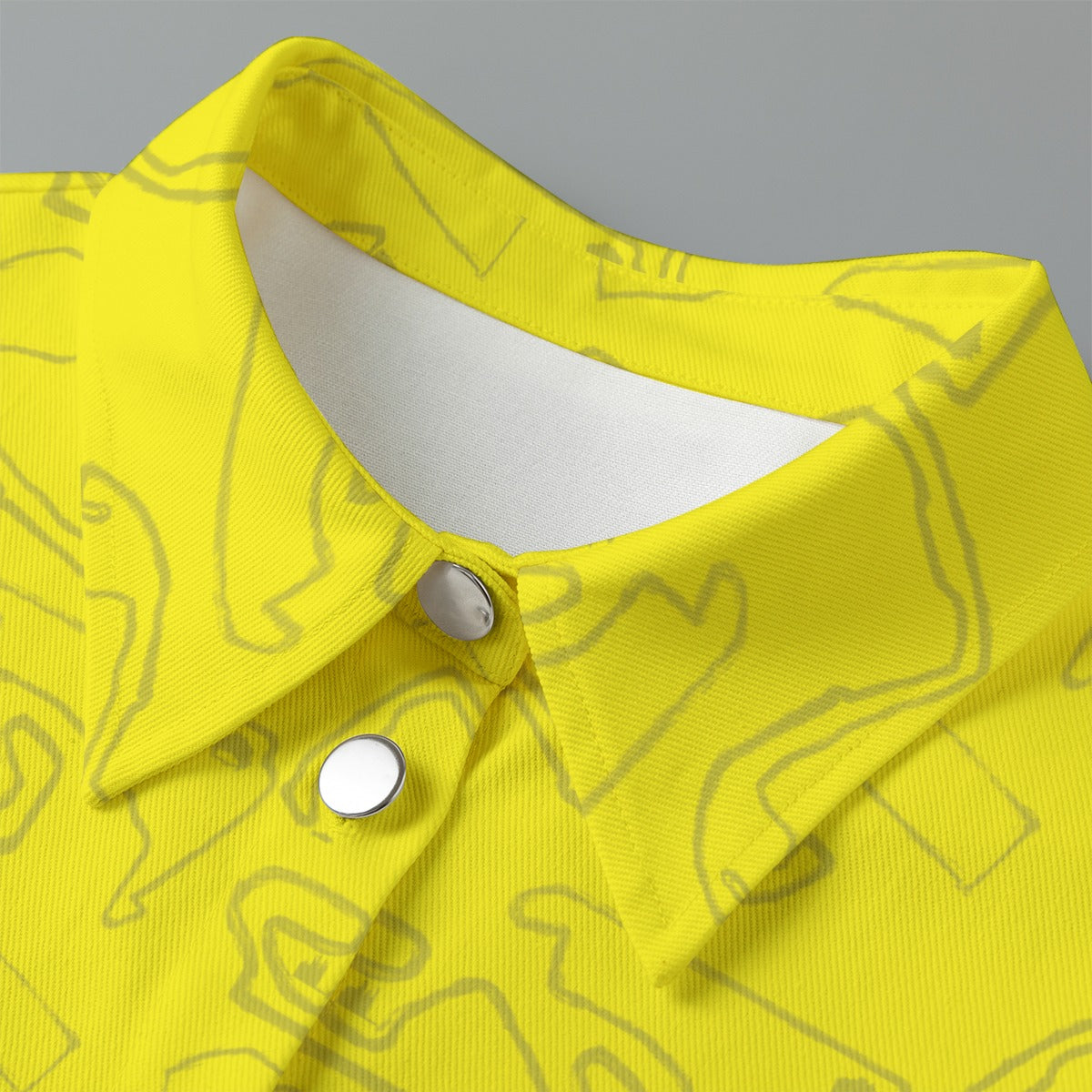 Primeras Yellow Cropped Jacket