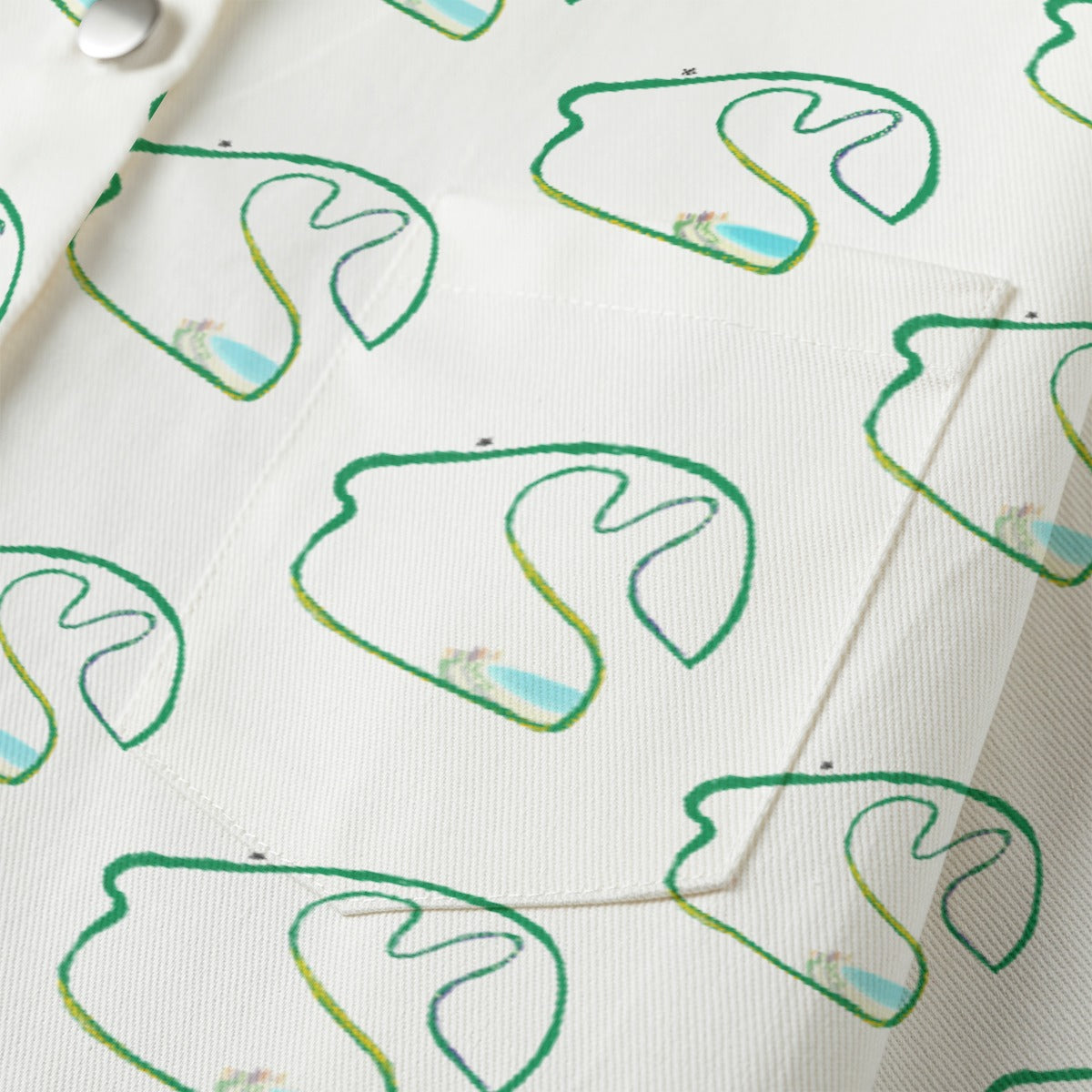 Brasil Print Cropped Jacket