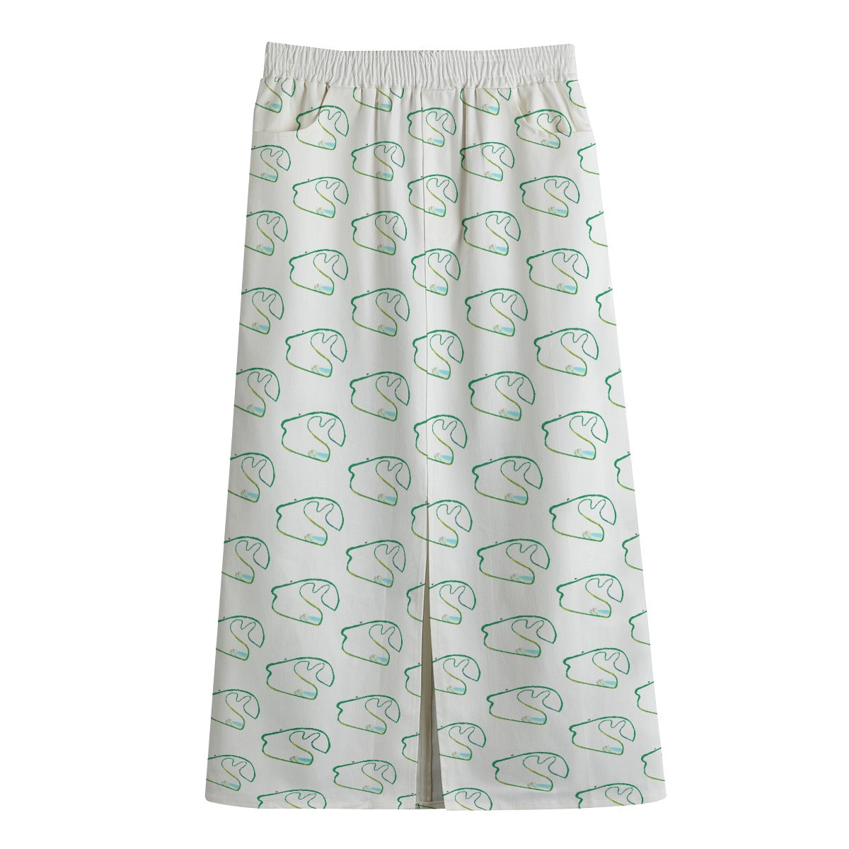 Brasil Print Cotton Skirt