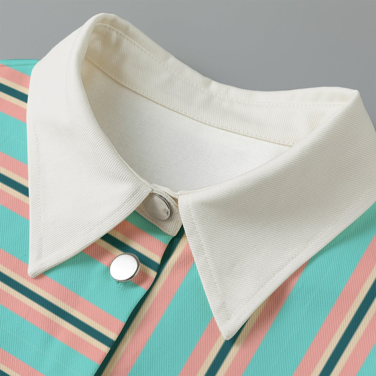Miami Stripes Cropped Jacket