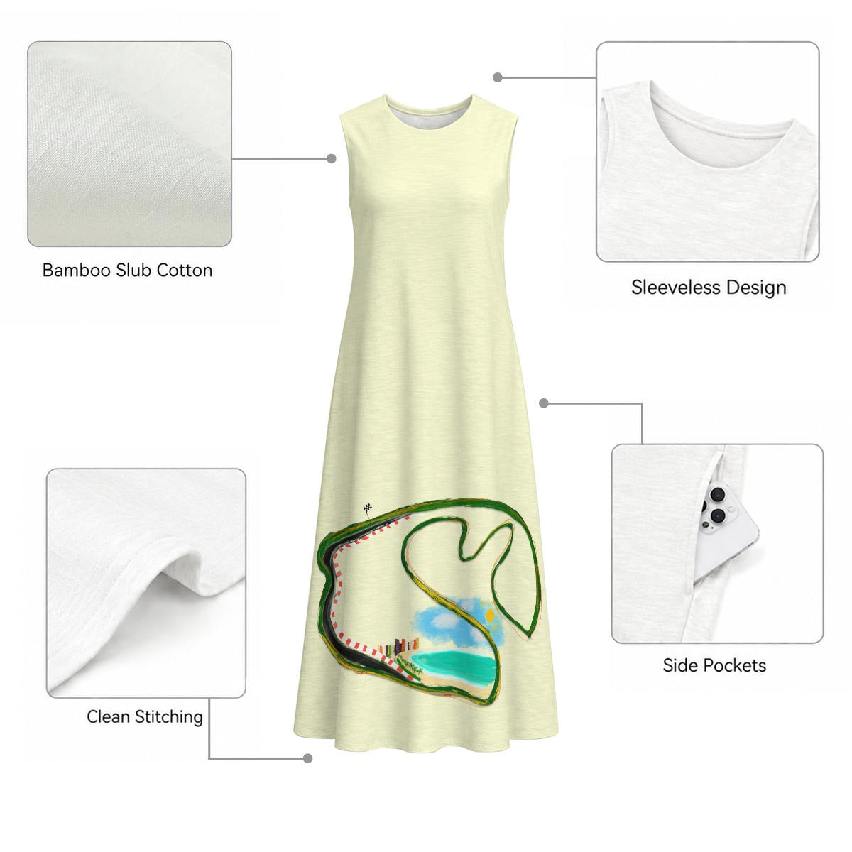 Brazil Light Green Dress