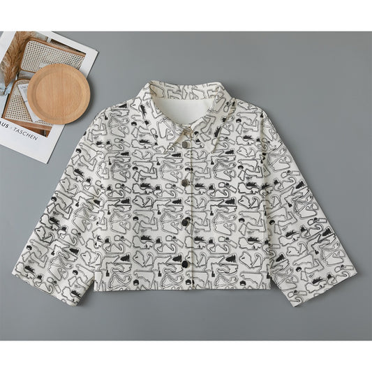 Doodle Cropped Jacket