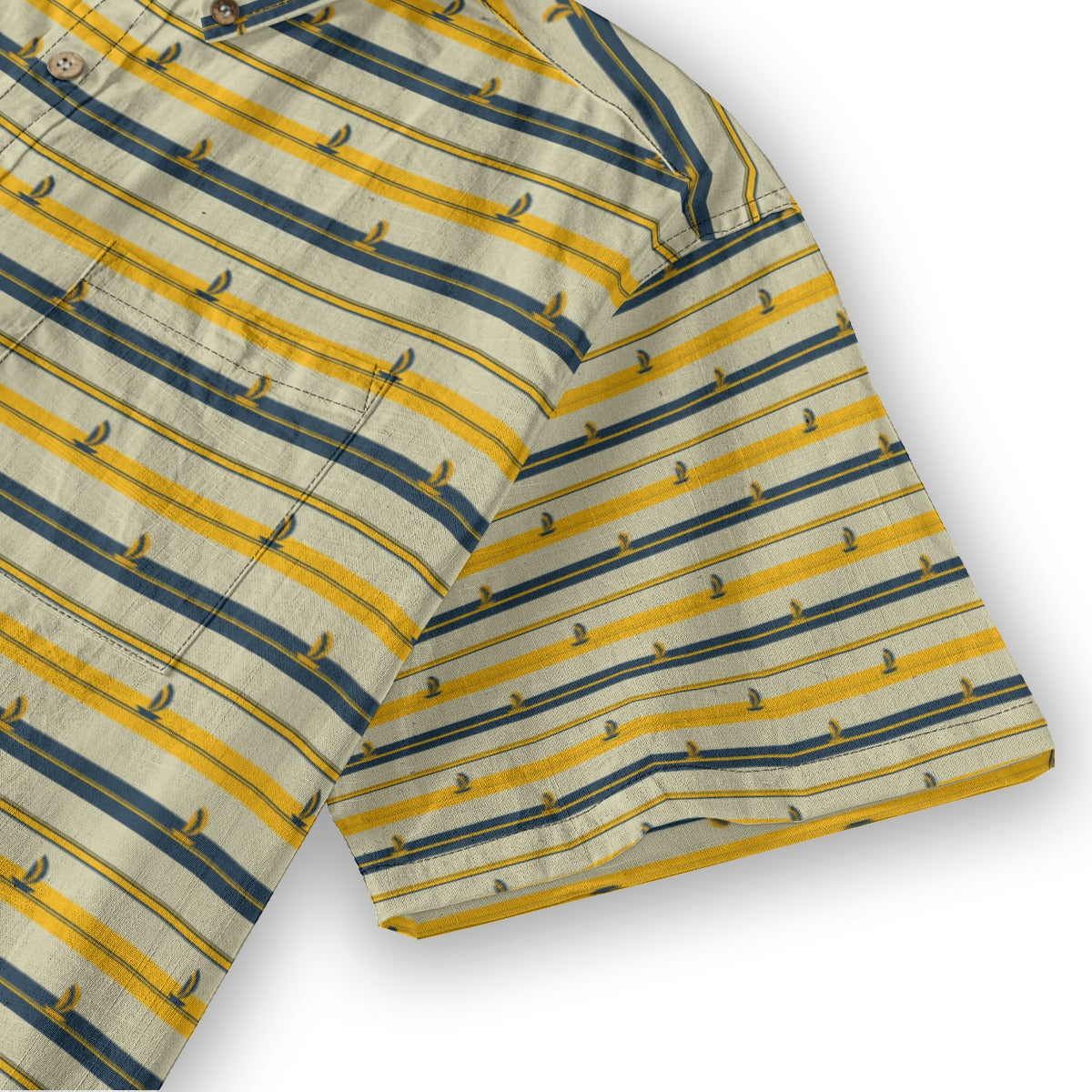 Sailing Stripes Men's Cotton Shirt