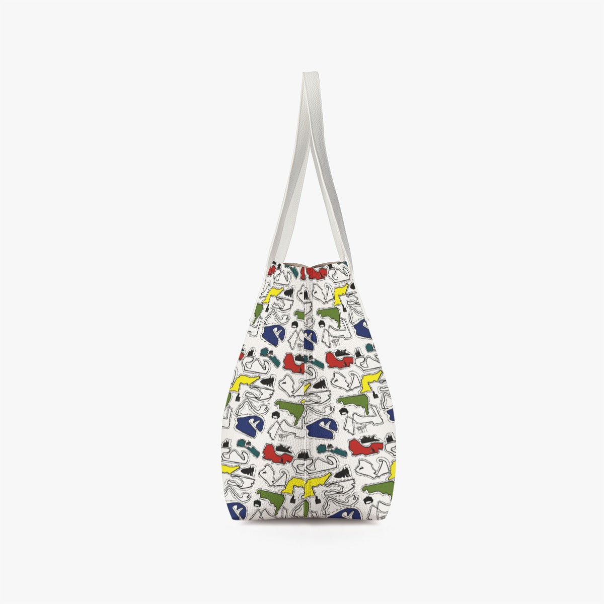 The Doodle PU Leather Tote Bag