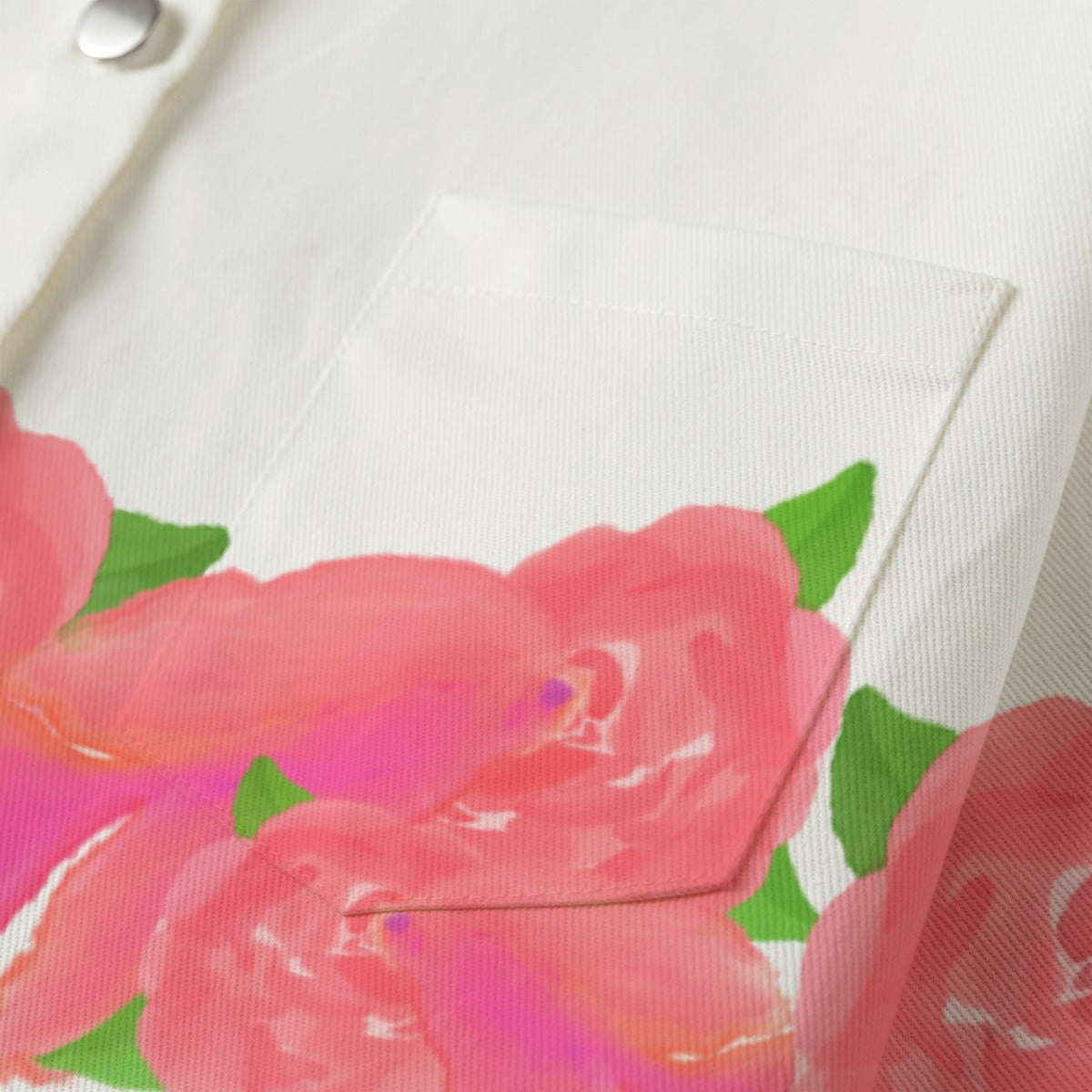 Rosas y Peces Cropped Jacket