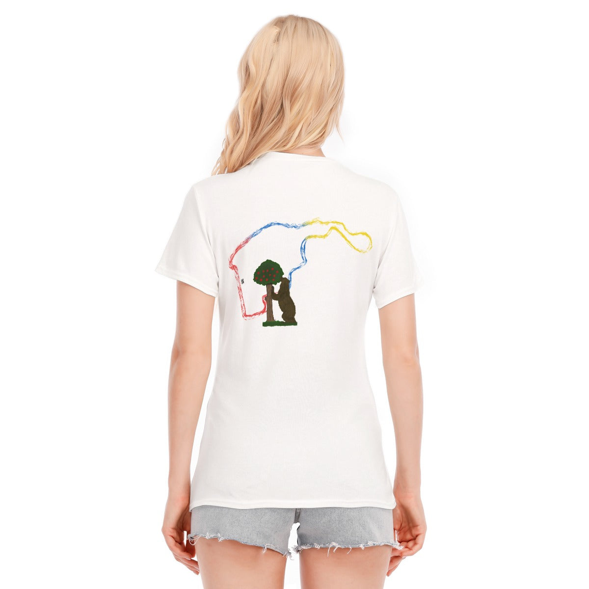 MadridRing Women's Round Neck T-Shirt | 190GSM Cotton