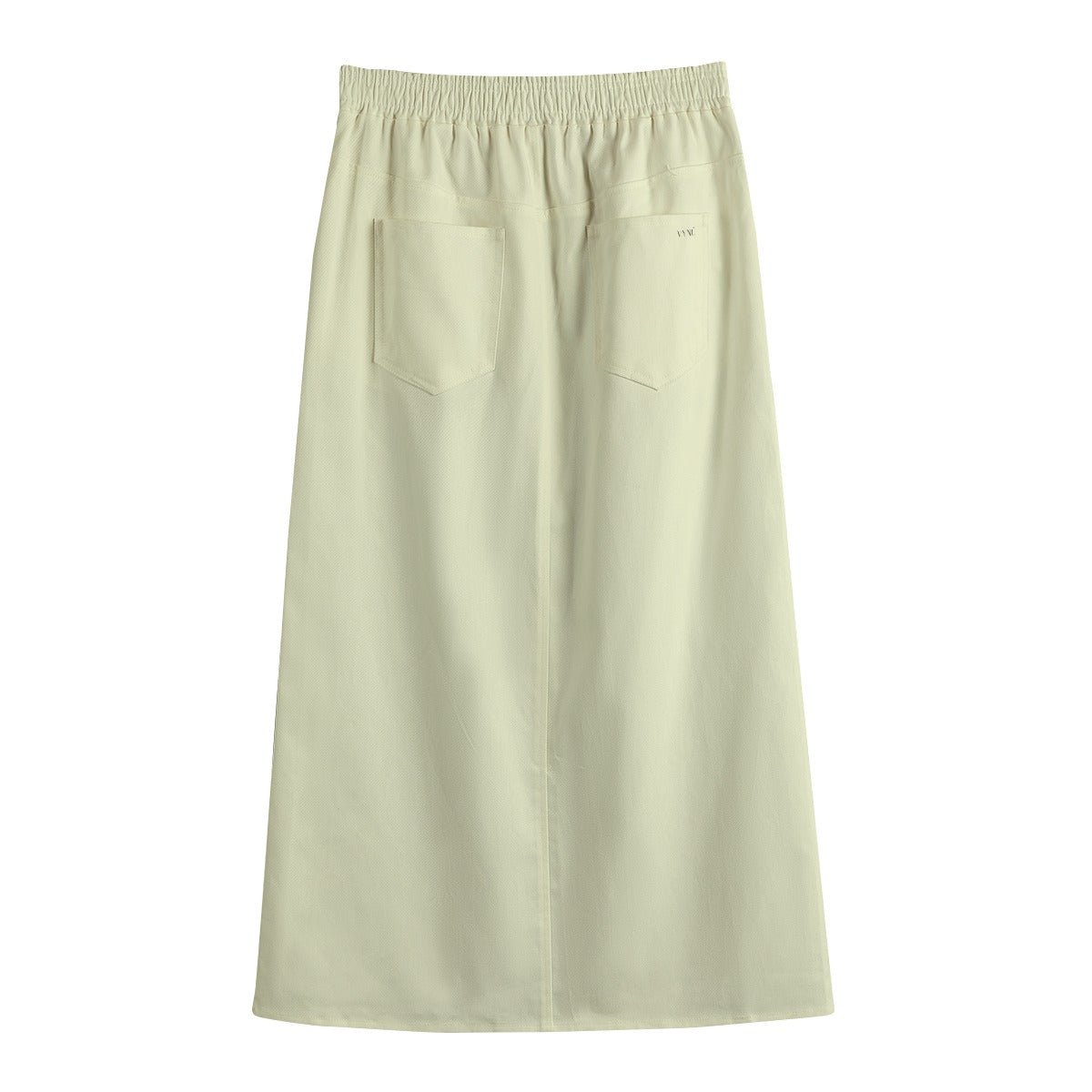 Brazil Tracks Women's Front Mid-slit Cotton Skirt