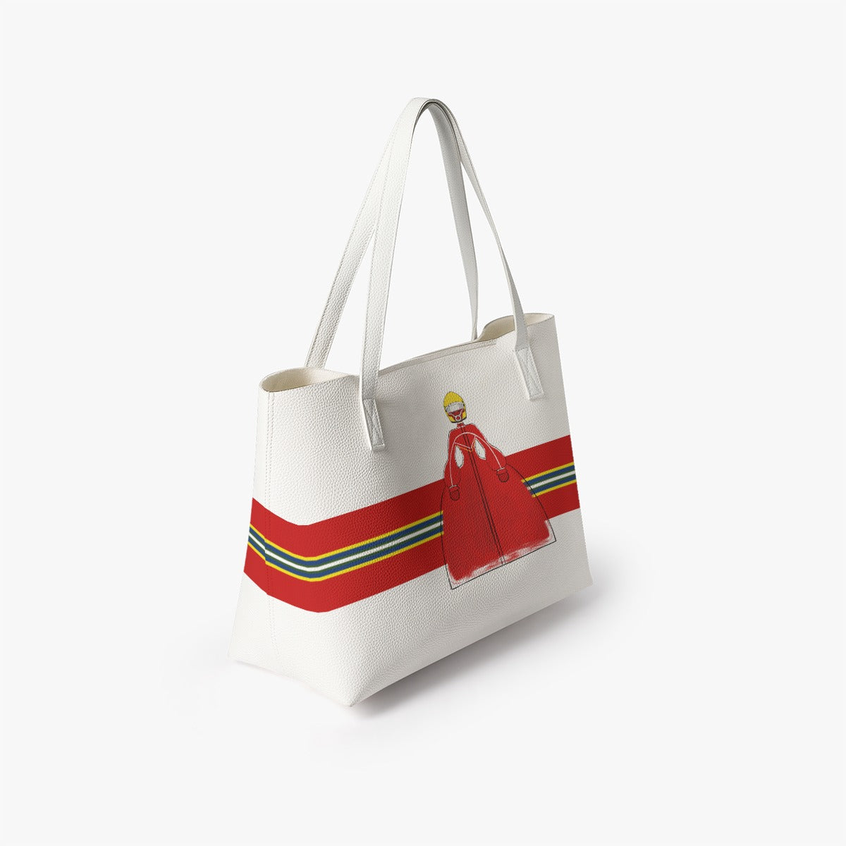 Menina Stylish PU Leather Tote Bag