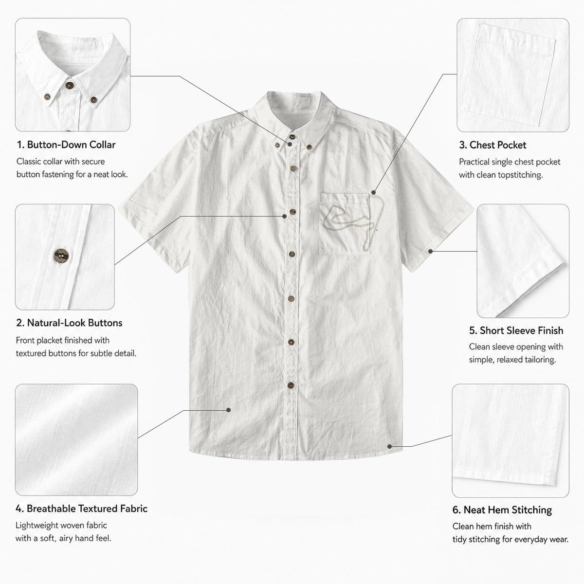 Zandvoort Cotton Men's Shirt