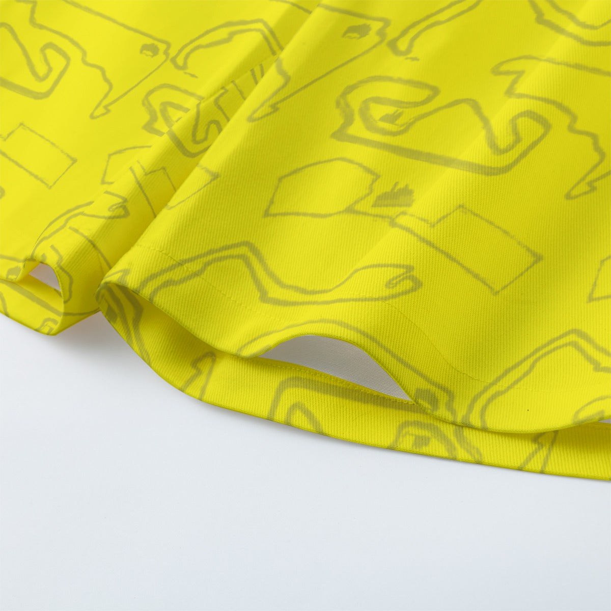 Primeras Yellow Cotton Unisex Shorts