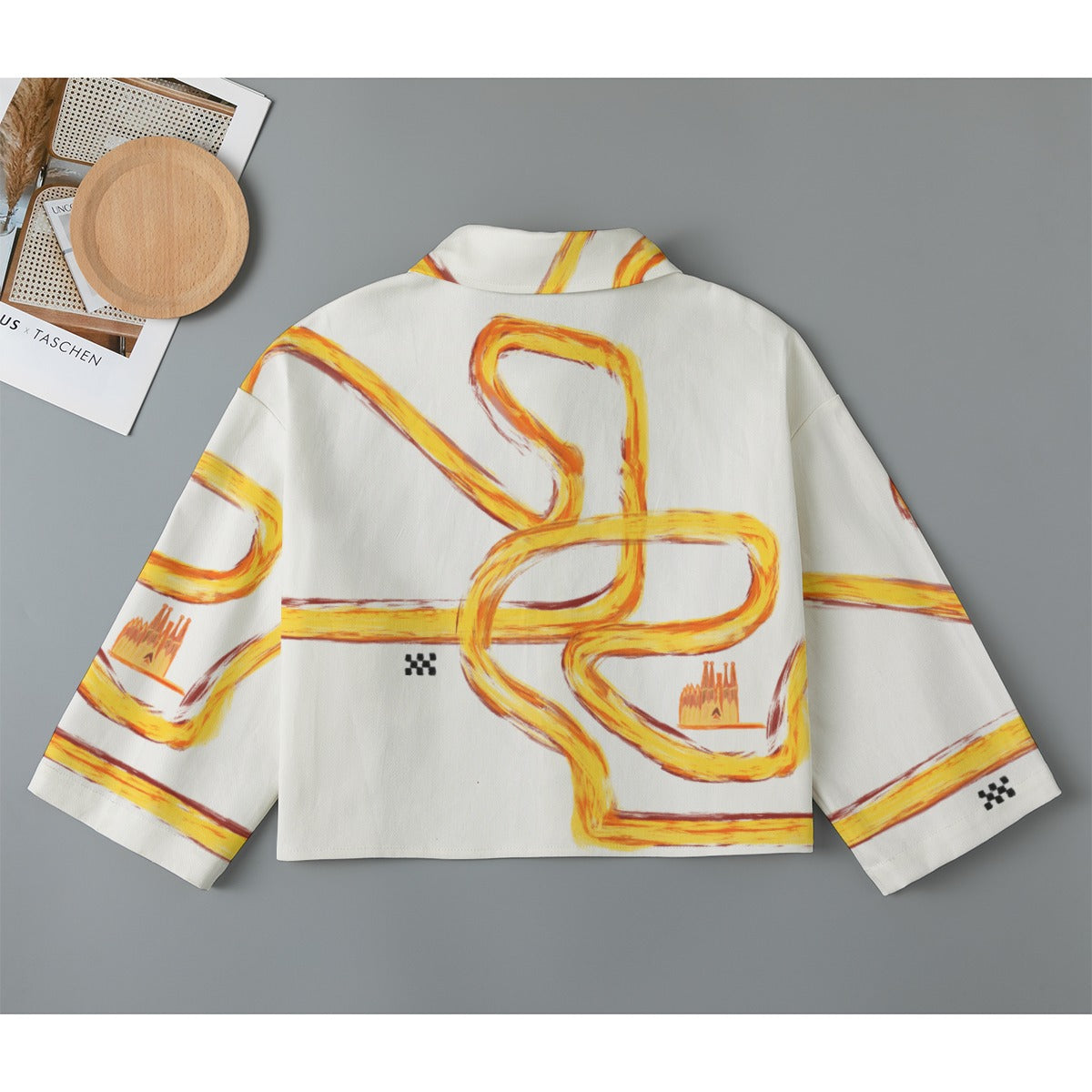 Barcelona Track Cotton Cropped Jacket