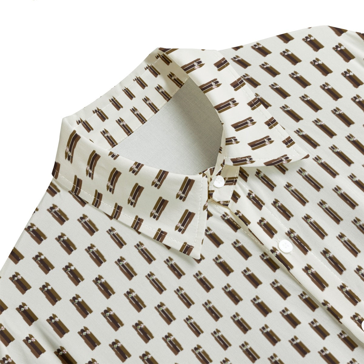 Cigars Men's Shirt With Pocket | Rayon