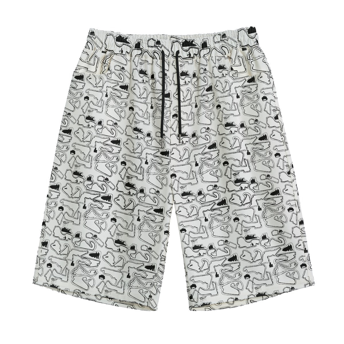 Doodle Cotton Unisex Shorts