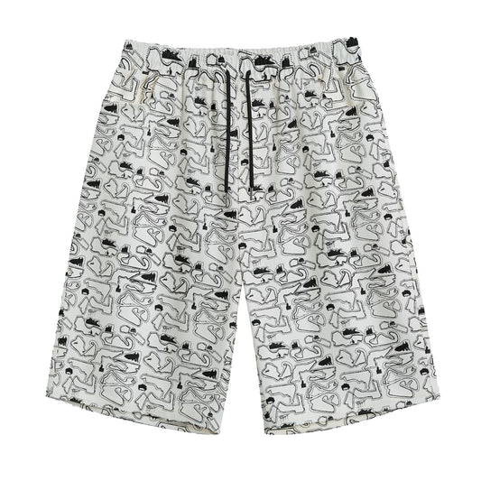Doodle Cotton Unisex Shorts